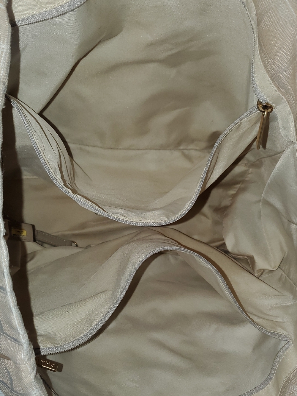 🇮🇹VINTAGE Chanel Travel Ligne Beige Large Tote - Picture 12 of 16